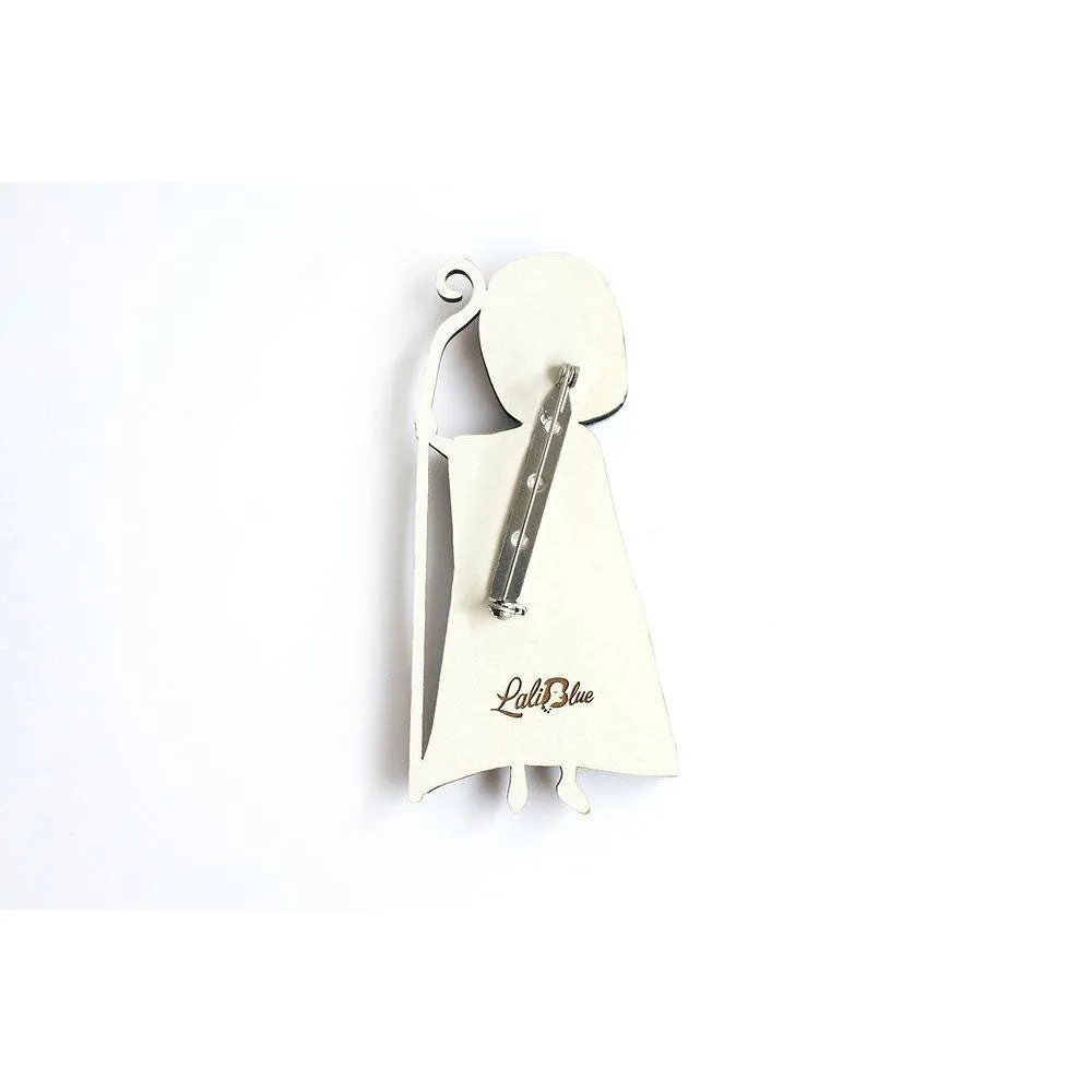 Death Scout Girl Brooch by Laliblue