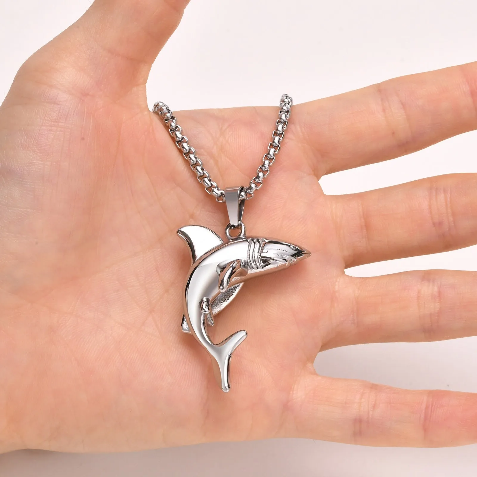 Detailed Shark Necklaces