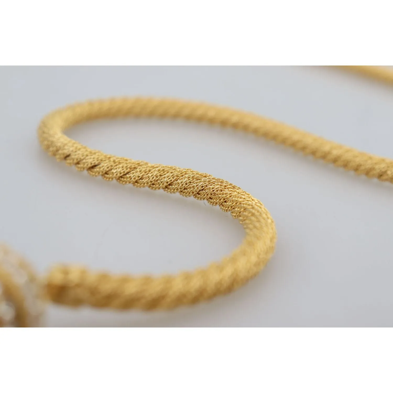 Dolce & Gabbana Elegant Gold Brass Pearl Statement Necklace