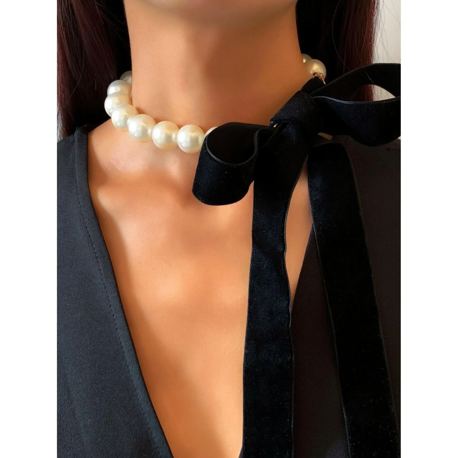 Elegance Tied in Pearls
