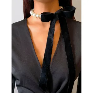 Elegance Tied in Pearls