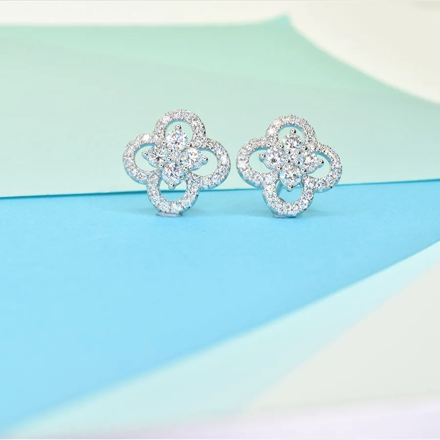 Elegant Clover Earrings