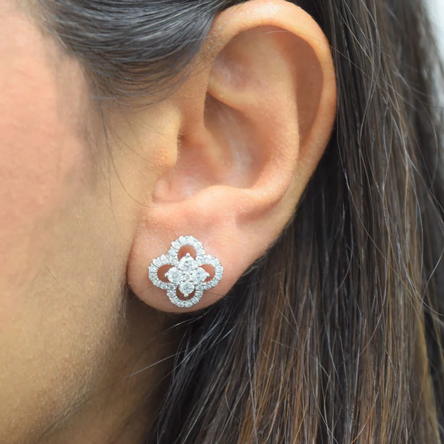 Elegant Clover Earrings