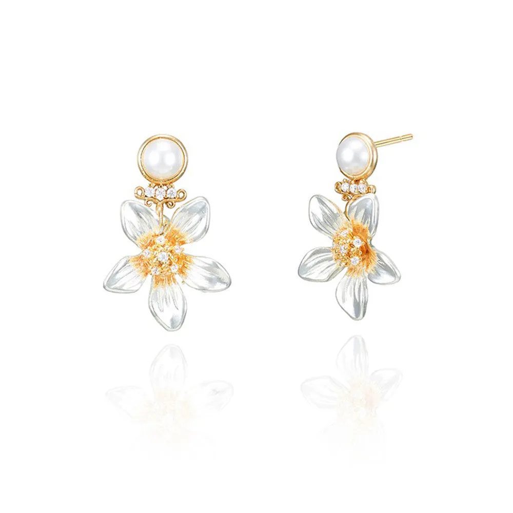 Elegant Flower Earrings