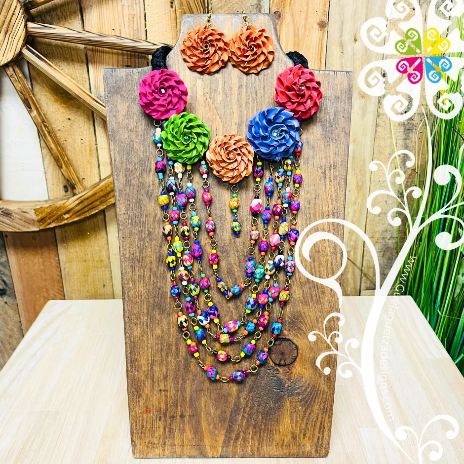 Elegant Flower Palm Set