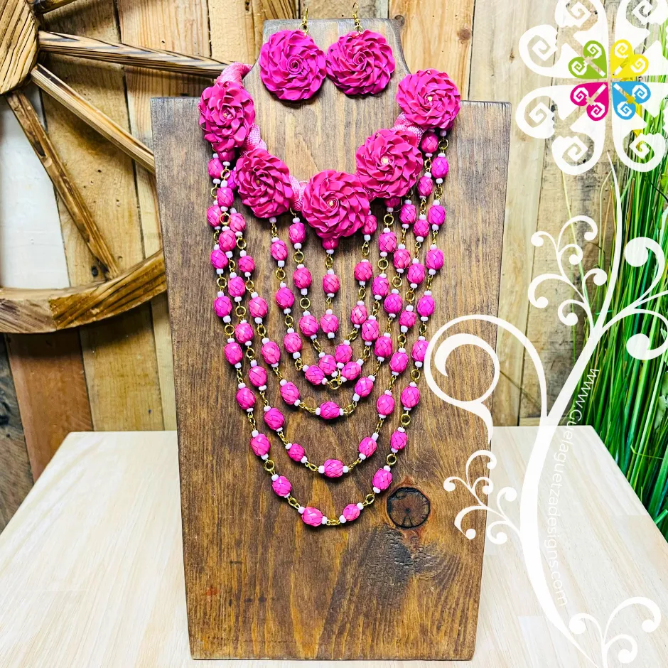 Elegant Flower Palm Set