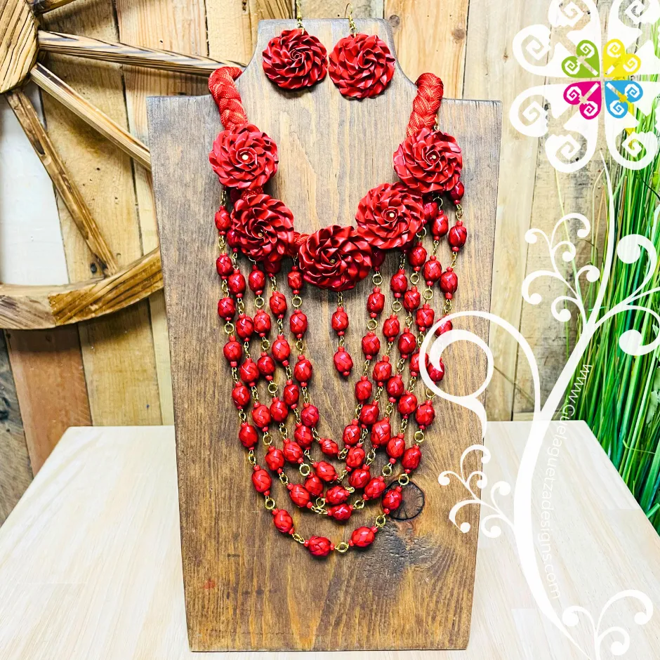 Elegant Flower Palm Set