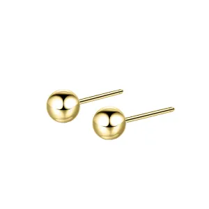 ELEGANT GOLD BALL EARRINGS