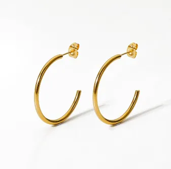 Elegant Hinged Hoop Earrings