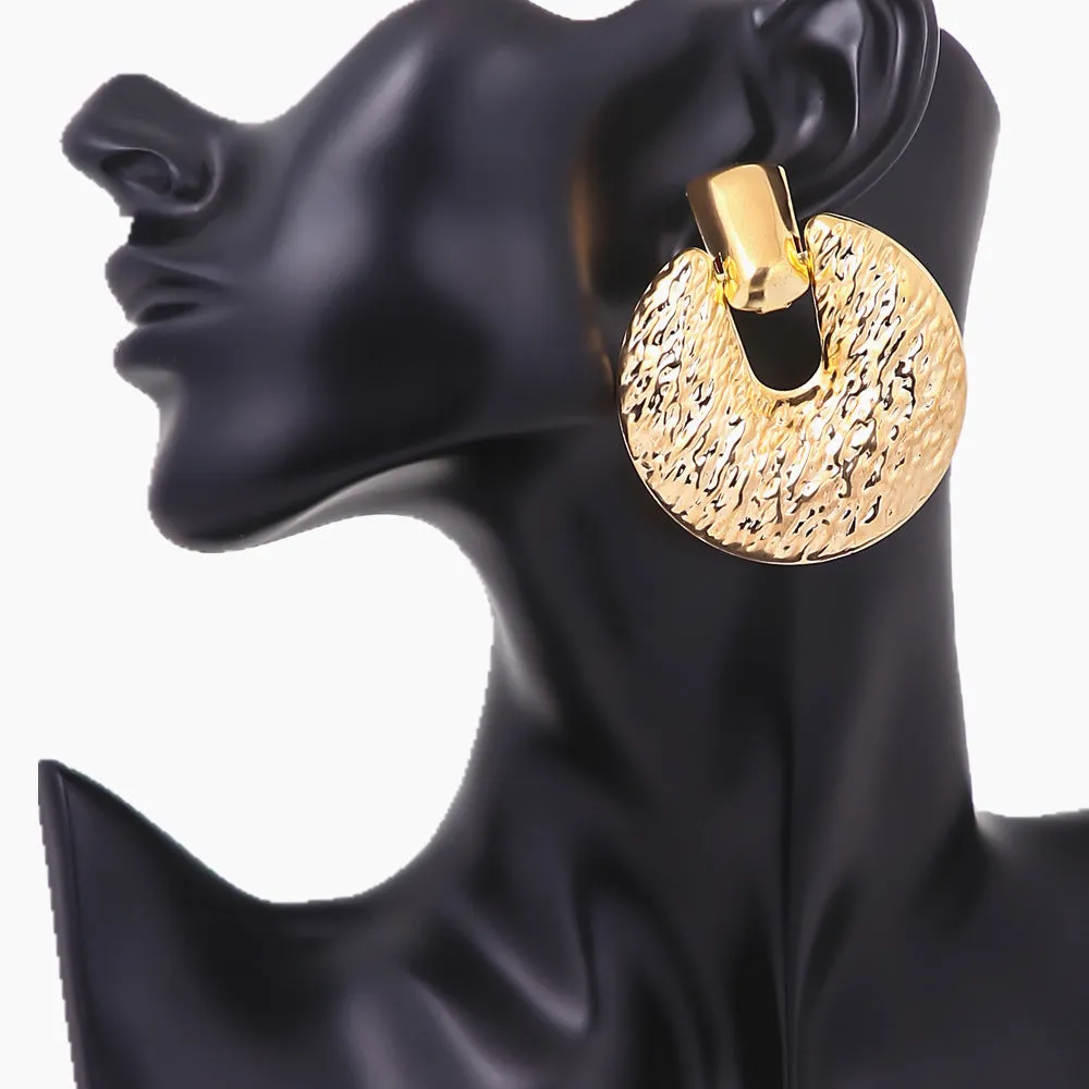 Elegant Vienna Verve Gold Drop Earrings
