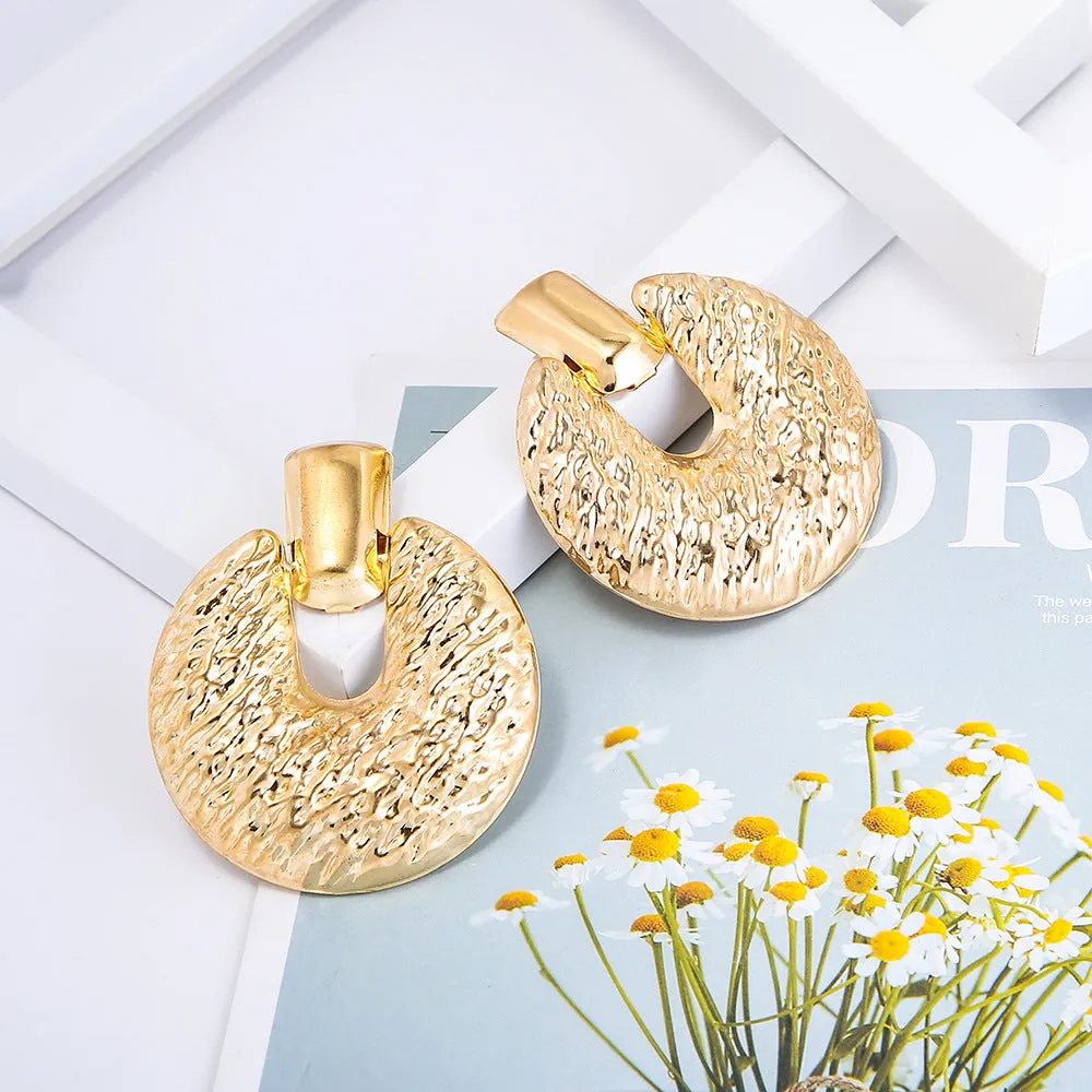 Elegant Vienna Verve Gold Drop Earrings