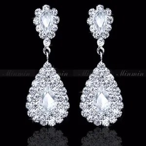 Elegant Water drop Crystal Earrings