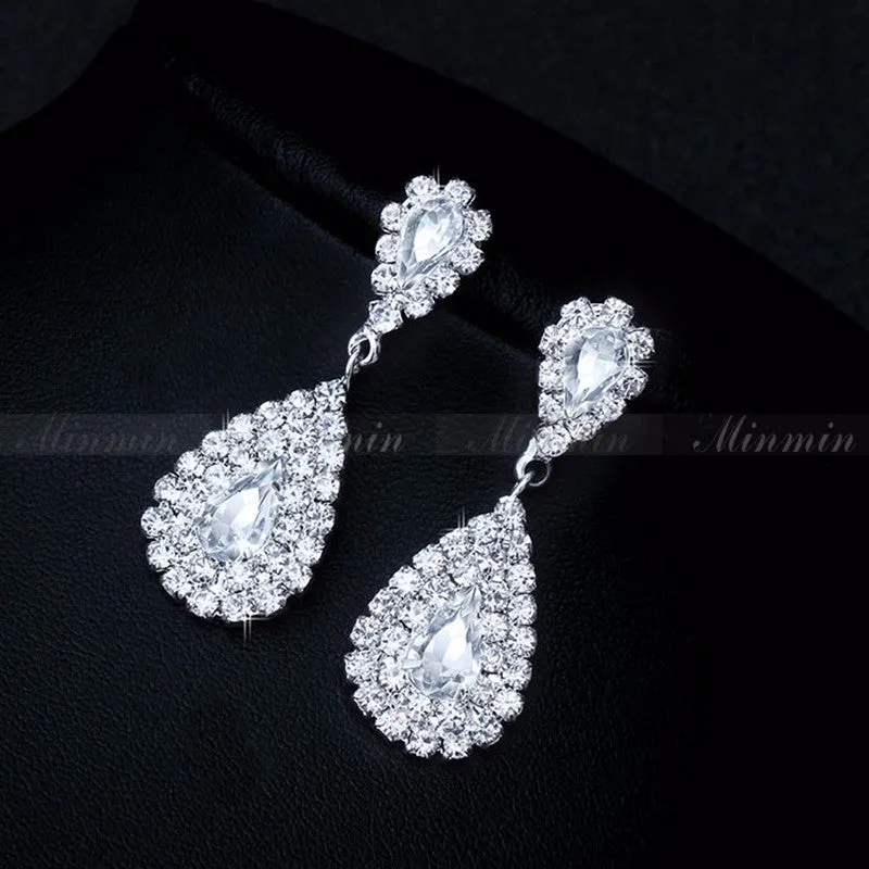 Elegant Water drop Crystal Earrings