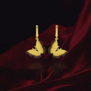 Ember Flying Butterfly Earrings