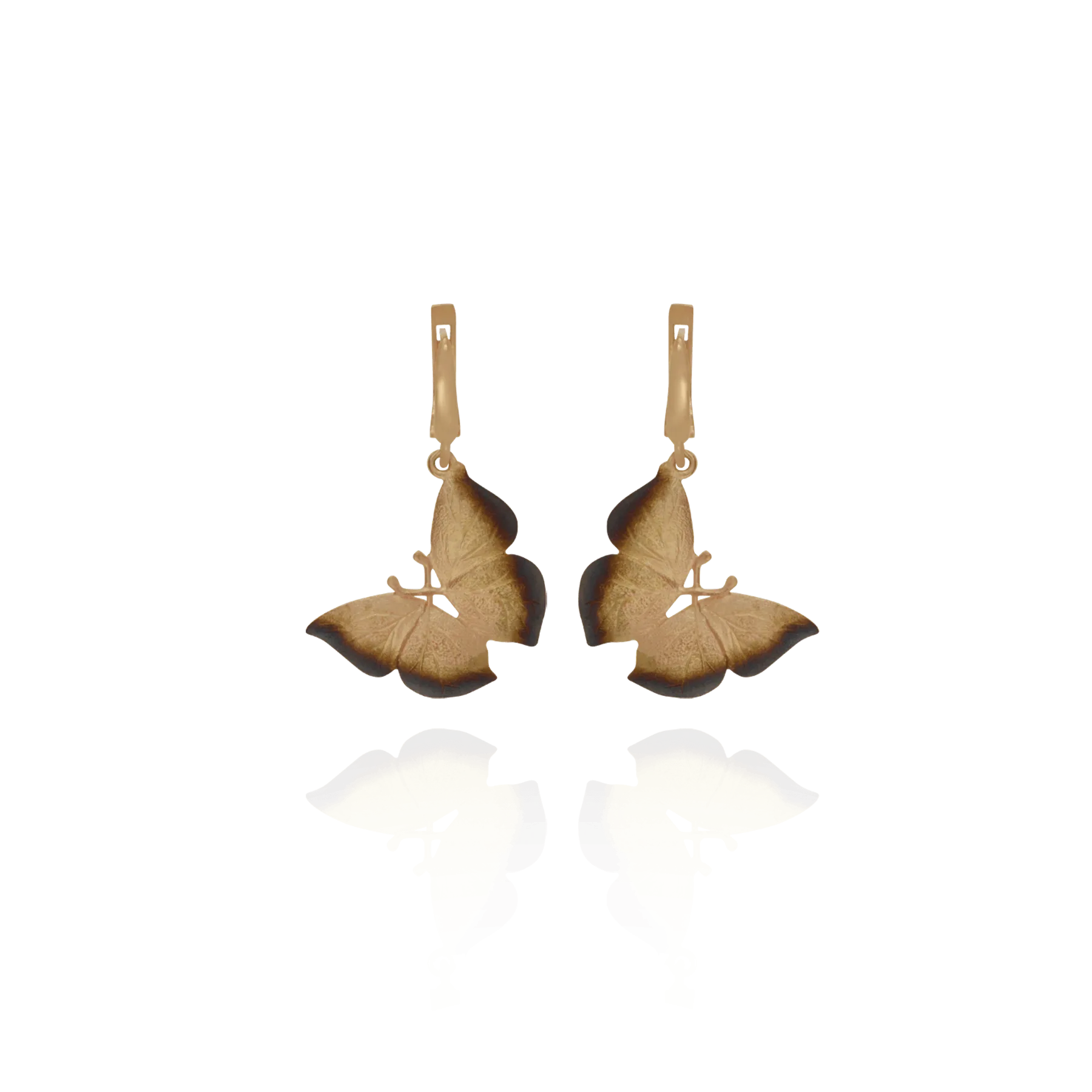 Ember Flying Butterfly Earrings