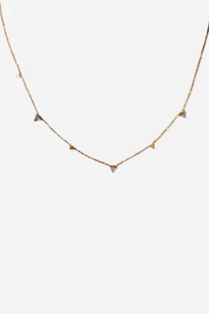 Farrah B Going Strong Triangle Necklace