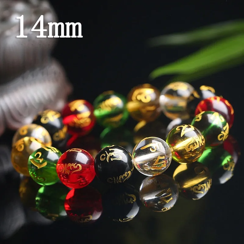 Feng Shui Obsidian Stone Beaded Bracelets