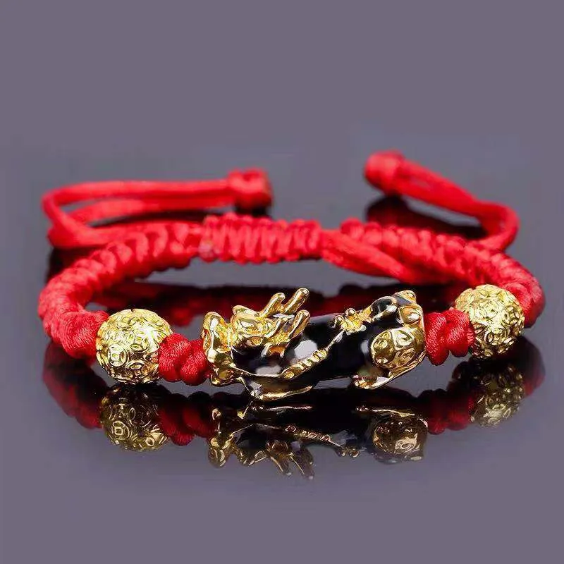 Feng Shui Obsidian Stone Beaded Bracelets