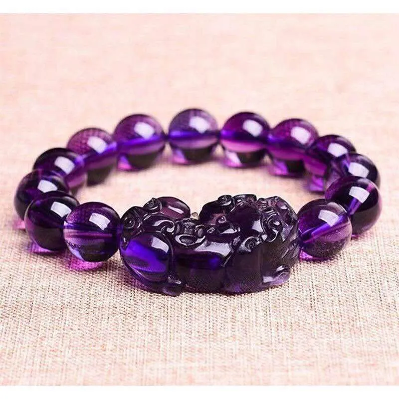 Feng Shui Obsidian Stone Beaded Bracelets