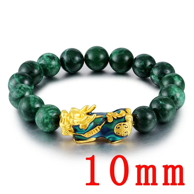 Feng Shui Obsidian Stone Beaded Bracelets