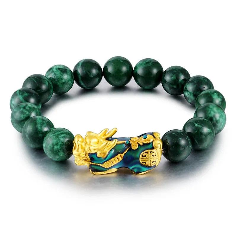 Feng Shui Obsidian Stone Beaded Bracelets