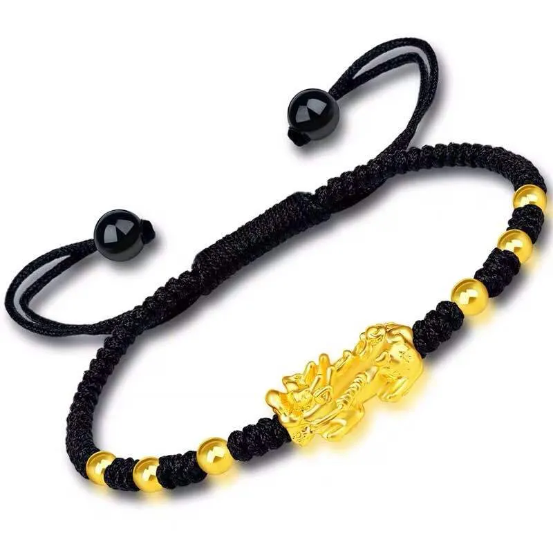 Feng Shui Obsidian Stone Beaded Bracelets