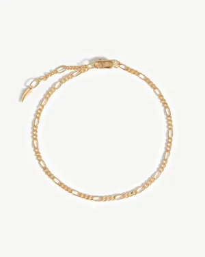 Fine Figaro Chain Bracelet