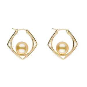 Floating Pearl Earrings