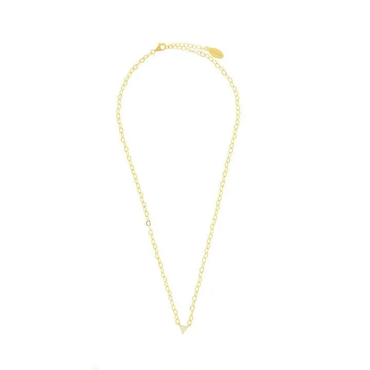 Georgini Sweetheart Heart Chain Necklace - Gold