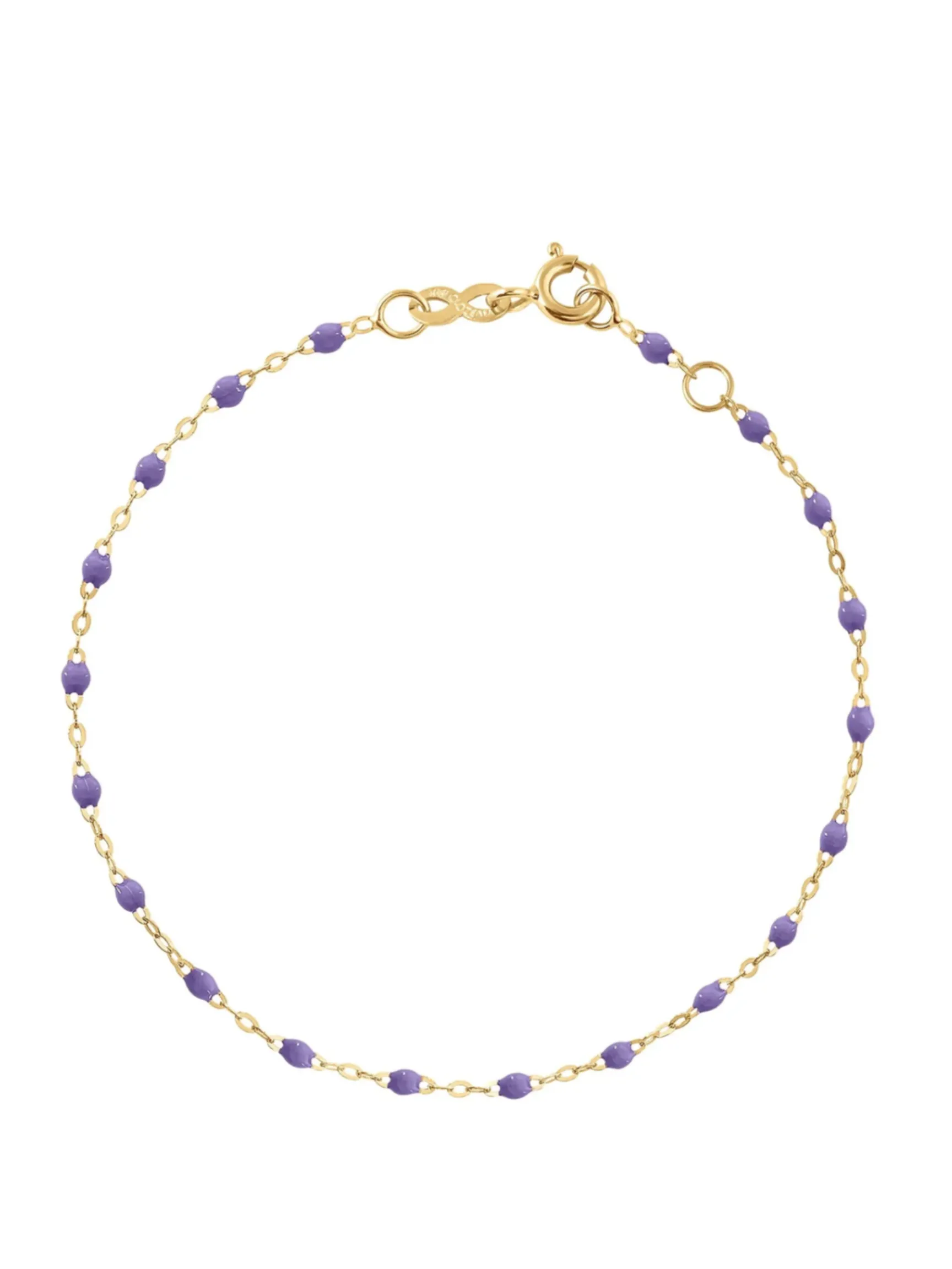 Gigi Clozeau Classic Bracelet Mauve & Yellow Gold
