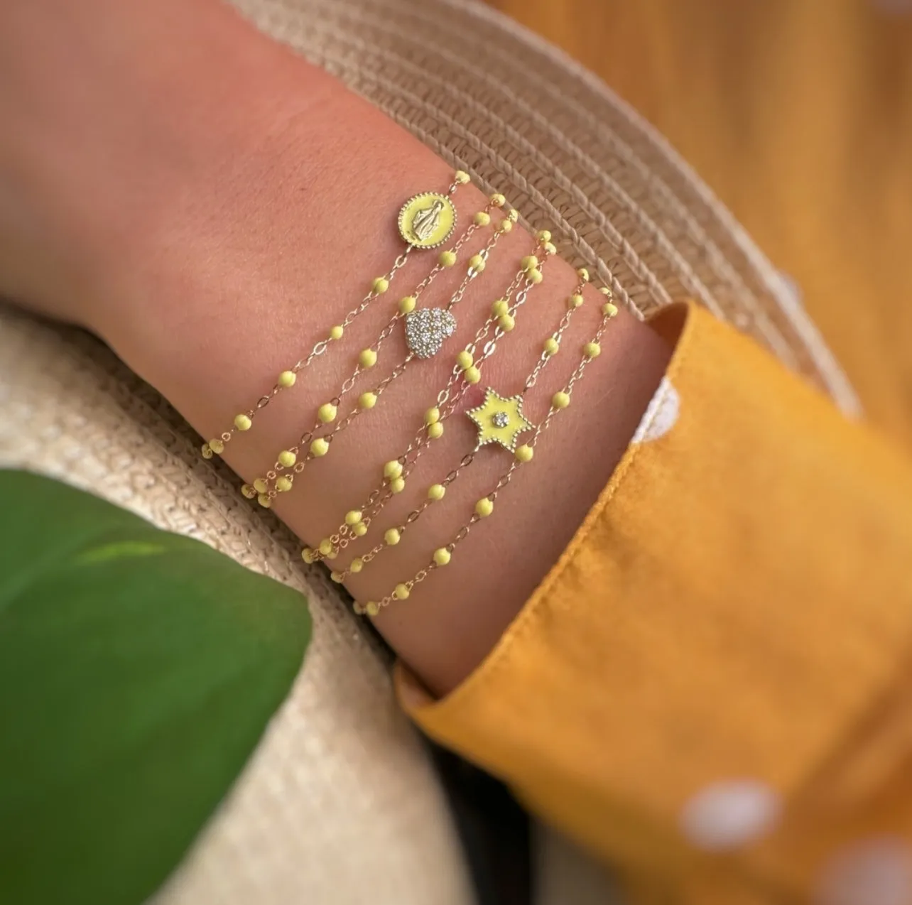 Gigi Clozeau Classic Bracelet Mimosa & Yellow Gold