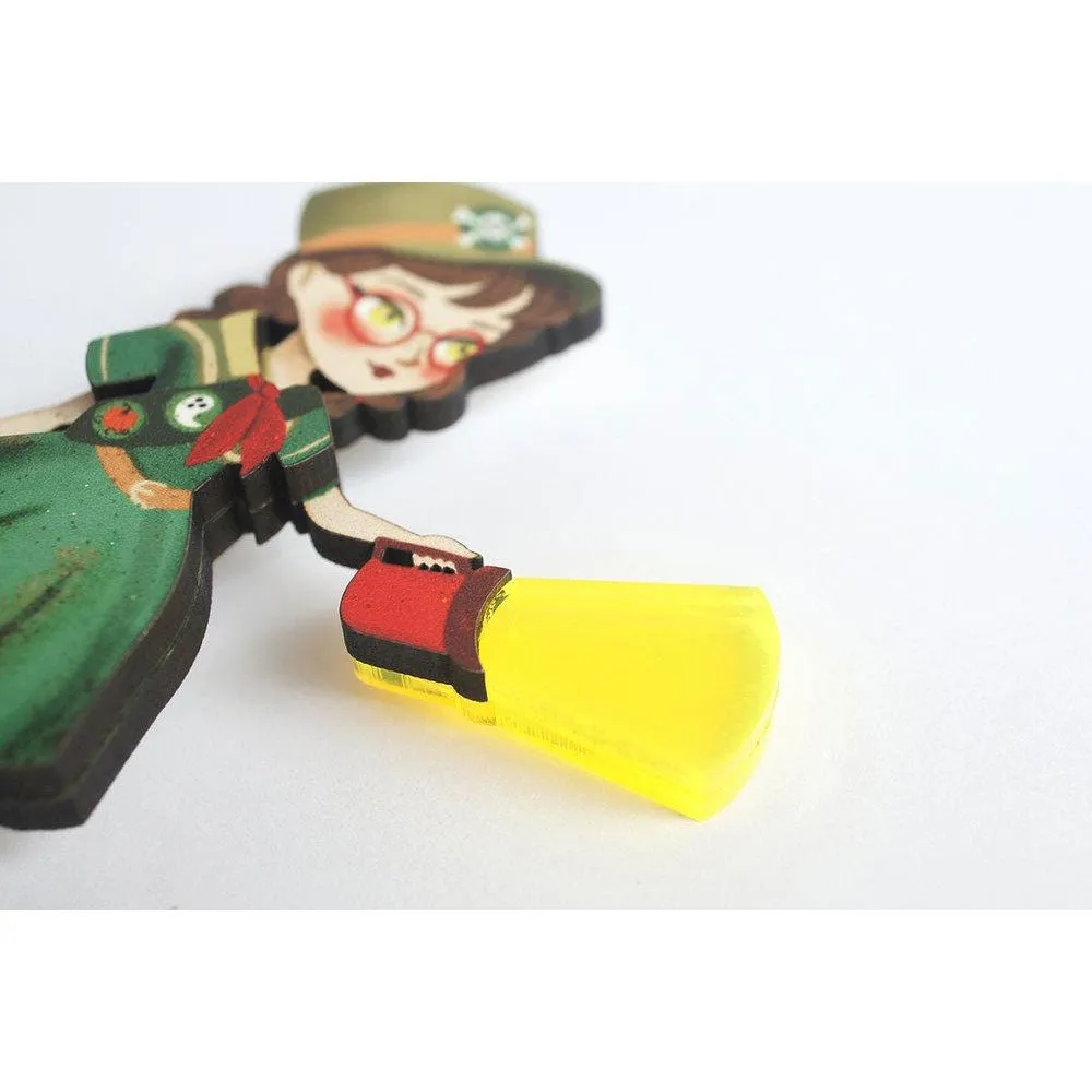 Girl Scout Brooch by Laliblue
