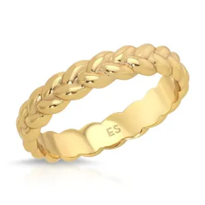 Gold Braided Ring