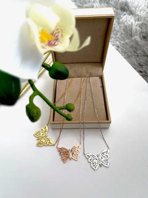 Gold Papillon Necklace