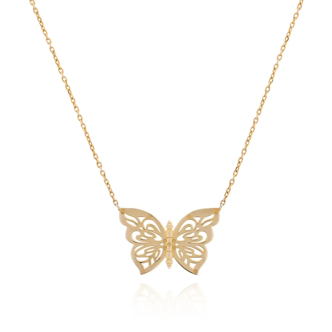 Gold Papillon Necklace