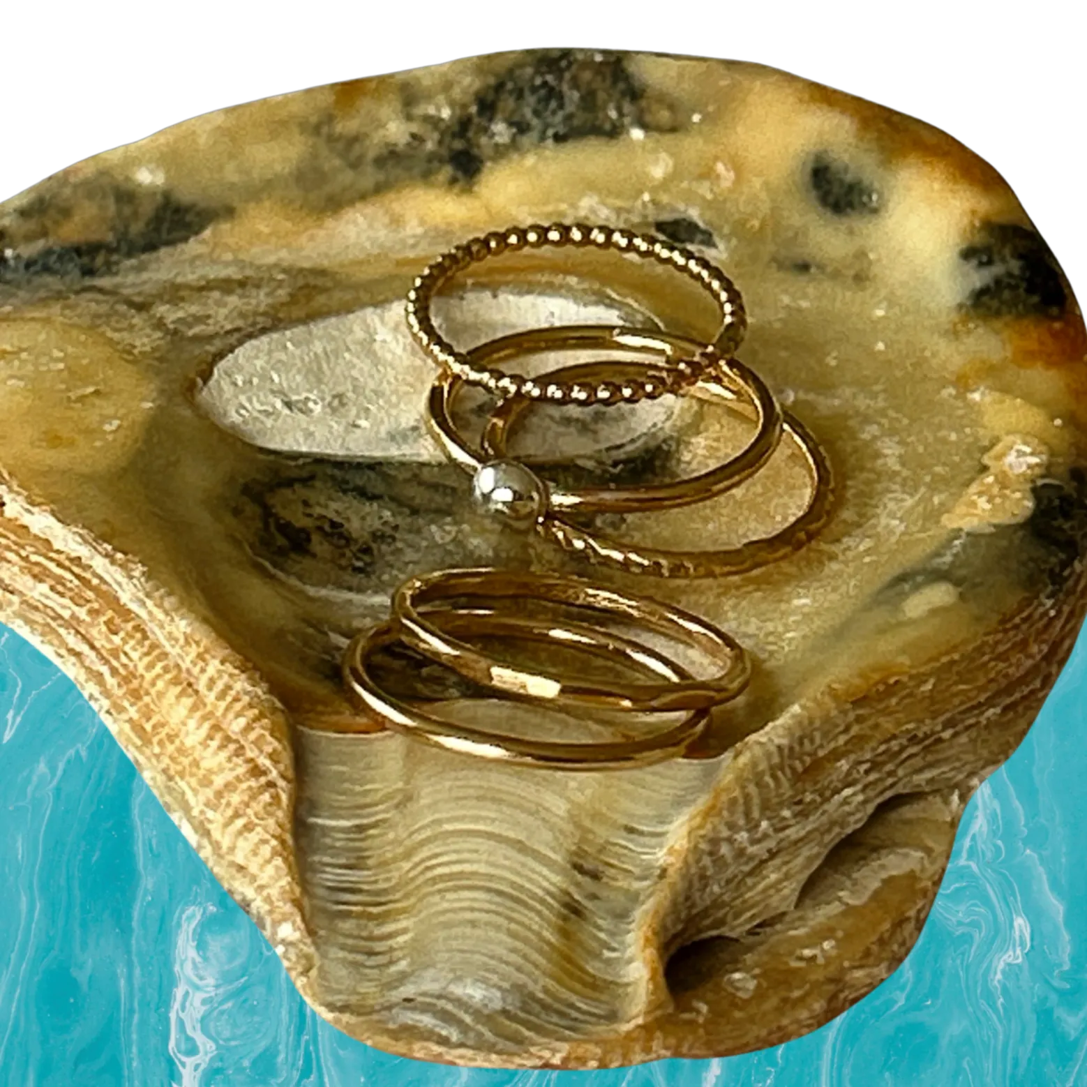 Gold Stacking Rings