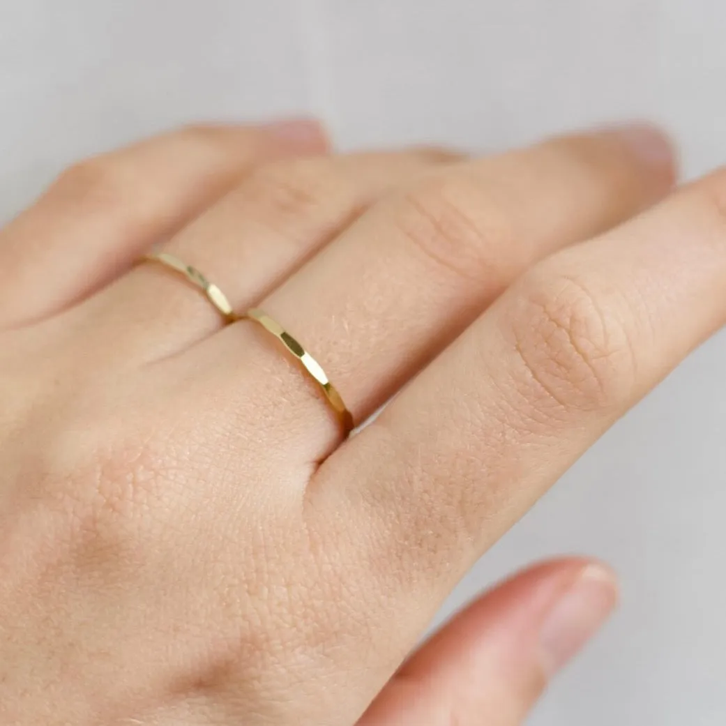 Gold Stacking Rings