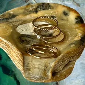 Gold Stacking Rings