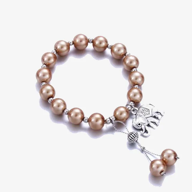Heart Pearl Bracelets Bangles For Women
