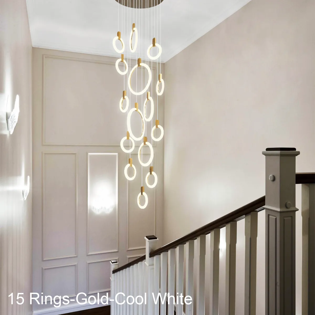 Helia Modern Staircase Hanging Chandelier