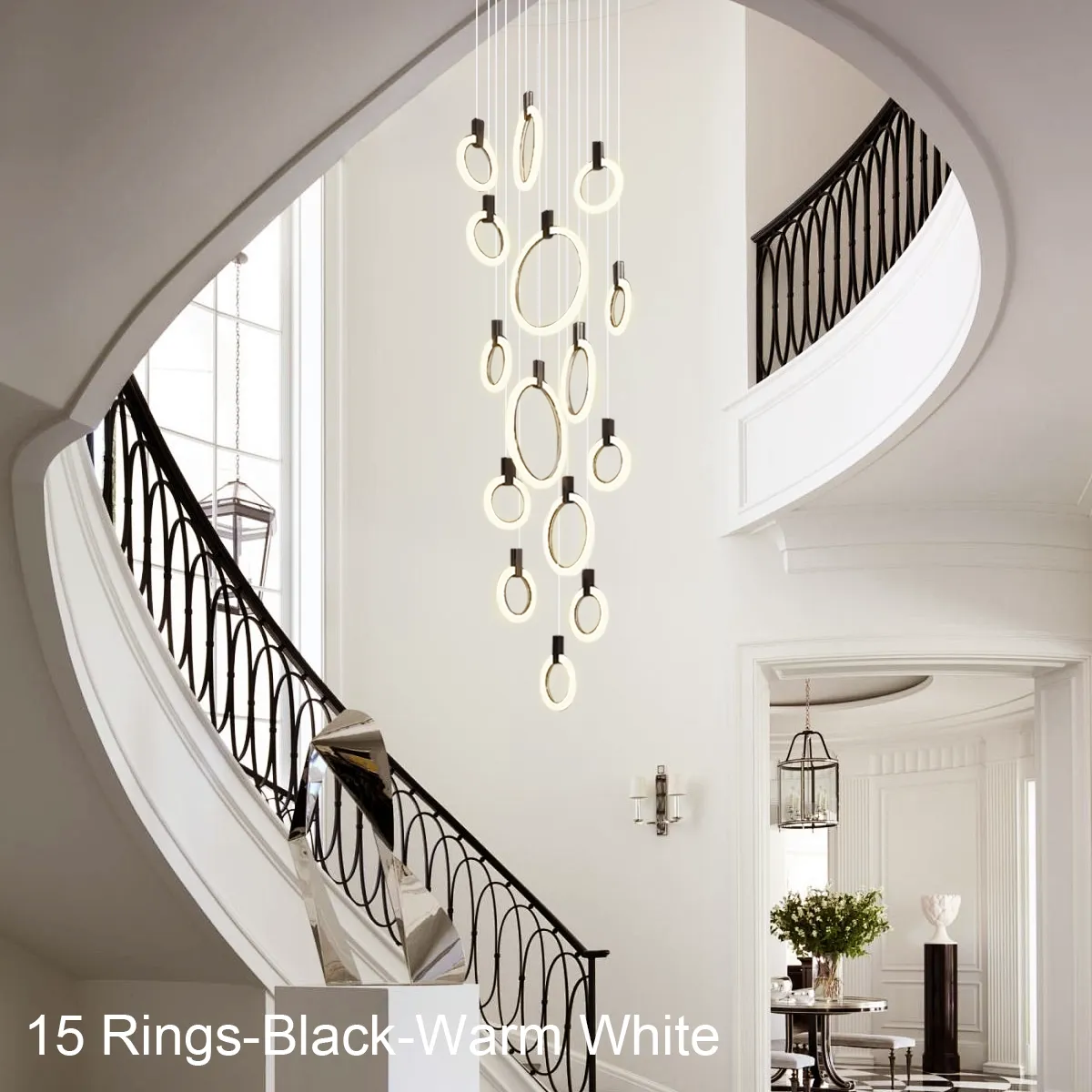 Helia Modern Staircase Hanging Chandelier