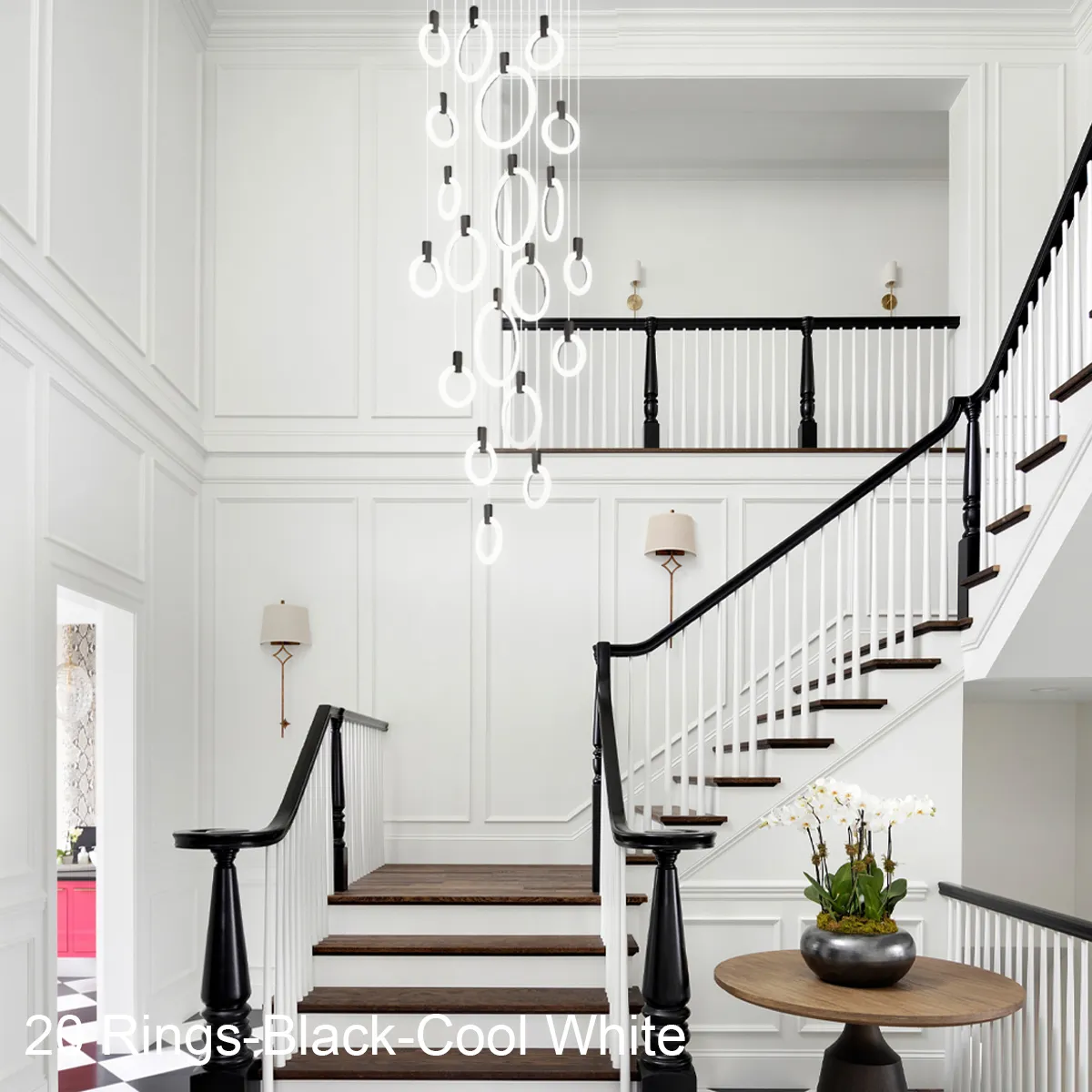 Helia Modern Staircase Hanging Chandelier