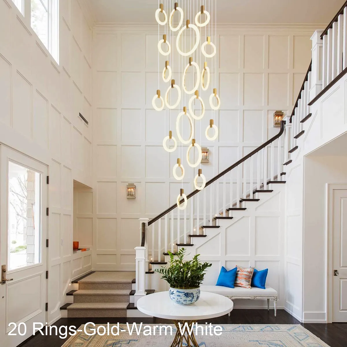 Helia Modern Staircase Hanging Chandelier