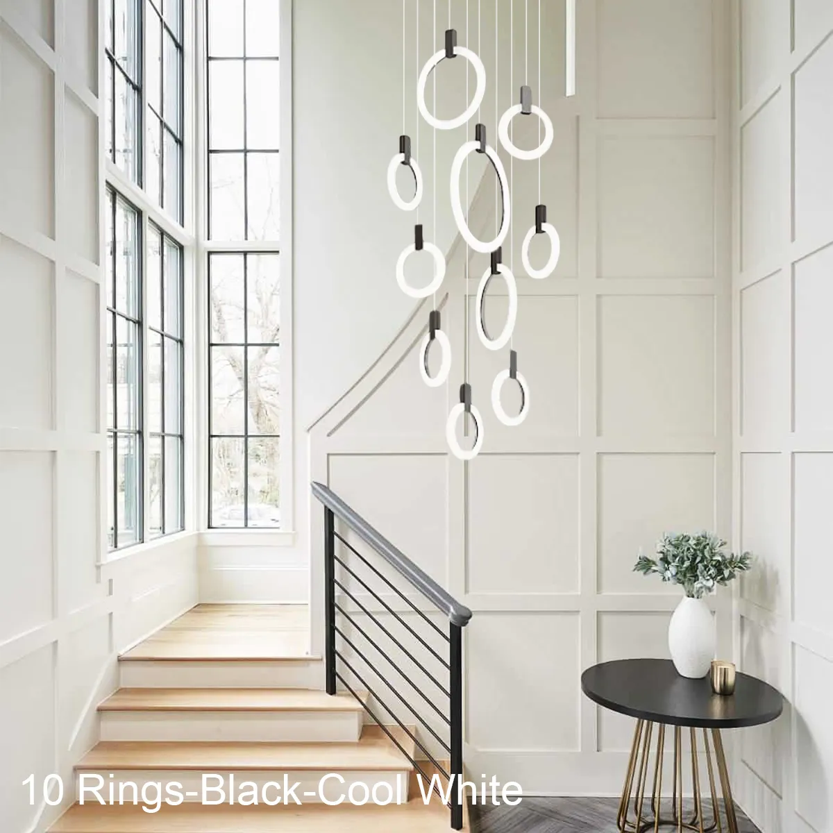 Helia Modern Staircase Hanging Chandelier