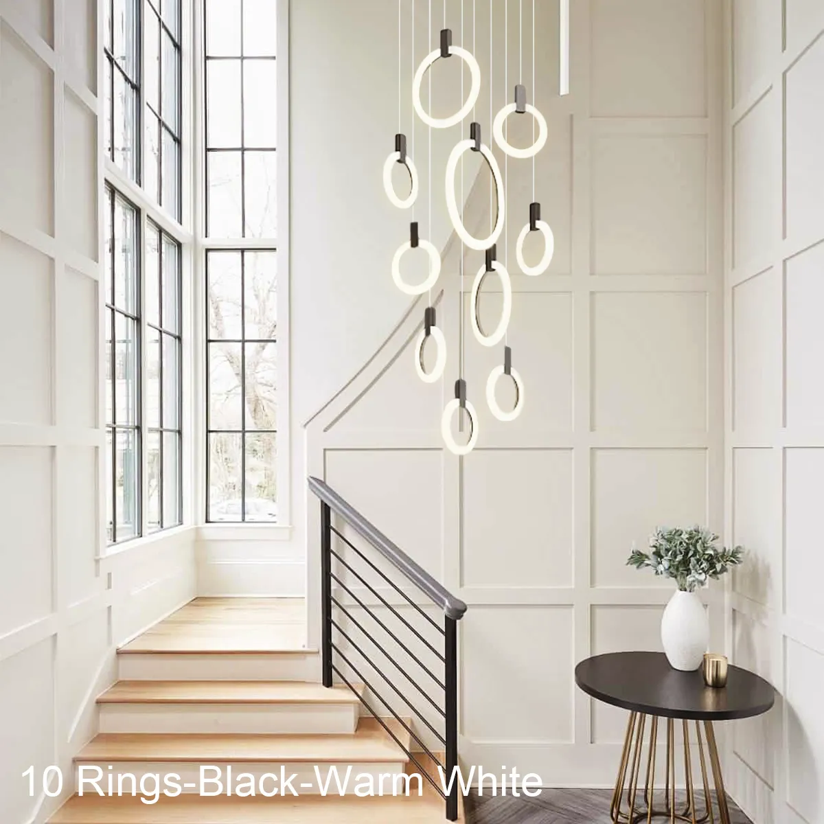 Helia Modern Staircase Hanging Chandelier