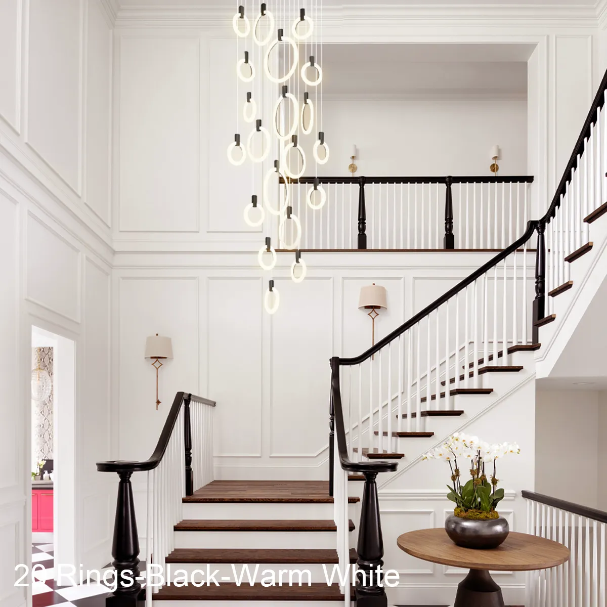 Helia Modern Staircase Hanging Chandelier