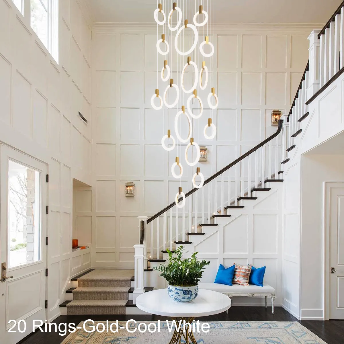 Helia Modern Staircase Hanging Chandelier
