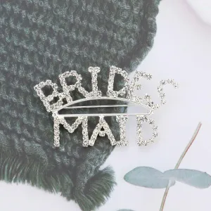 iLLASPARKZ BRIDES MAID Rhinestone Pin Brooch