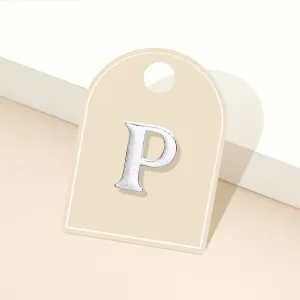 iLLASPARKZ -P- Metal Monogram Initial Lapel Mini Pin Brooch