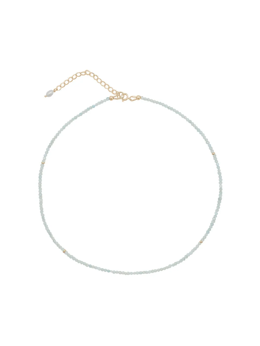 Ines Necklace - Pale Blue